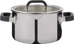 Spring Fusion2+ Kookpan Met Glasdeksel ø 24 Cm 4,7 Liter Rvs