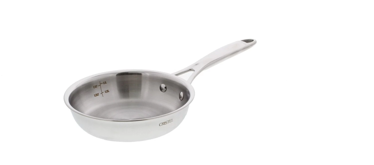 Cristel Castel'Pro Multiply Hoge Koekenpan ø 16 Cm Rvs 1 Cristel Castel'Pro Multiply Hoge Koekenpan ø 16 Cm Rvs