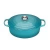 Le Creuset Signature Braadpan Ovaal 6,3 Liter ø 31 Cm Gietijzer Caribbean Blue