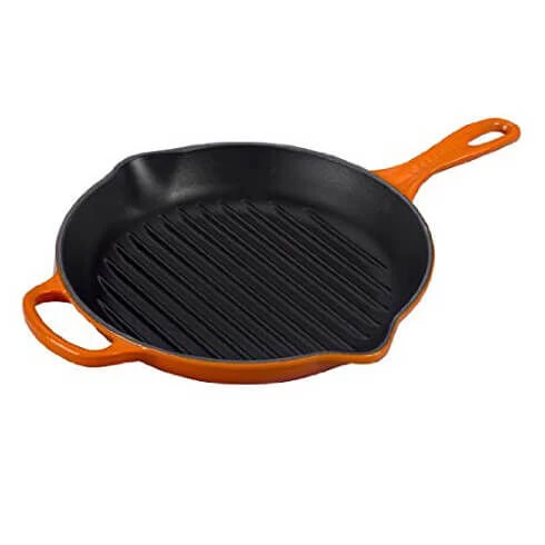 Le Creuset Skillet Grill Rond ø 26 Cm Gietijzer Vulcanique 1 Le Creuset Skillet Grill Rond ø 26 Cm Gietijzer Vulcanique