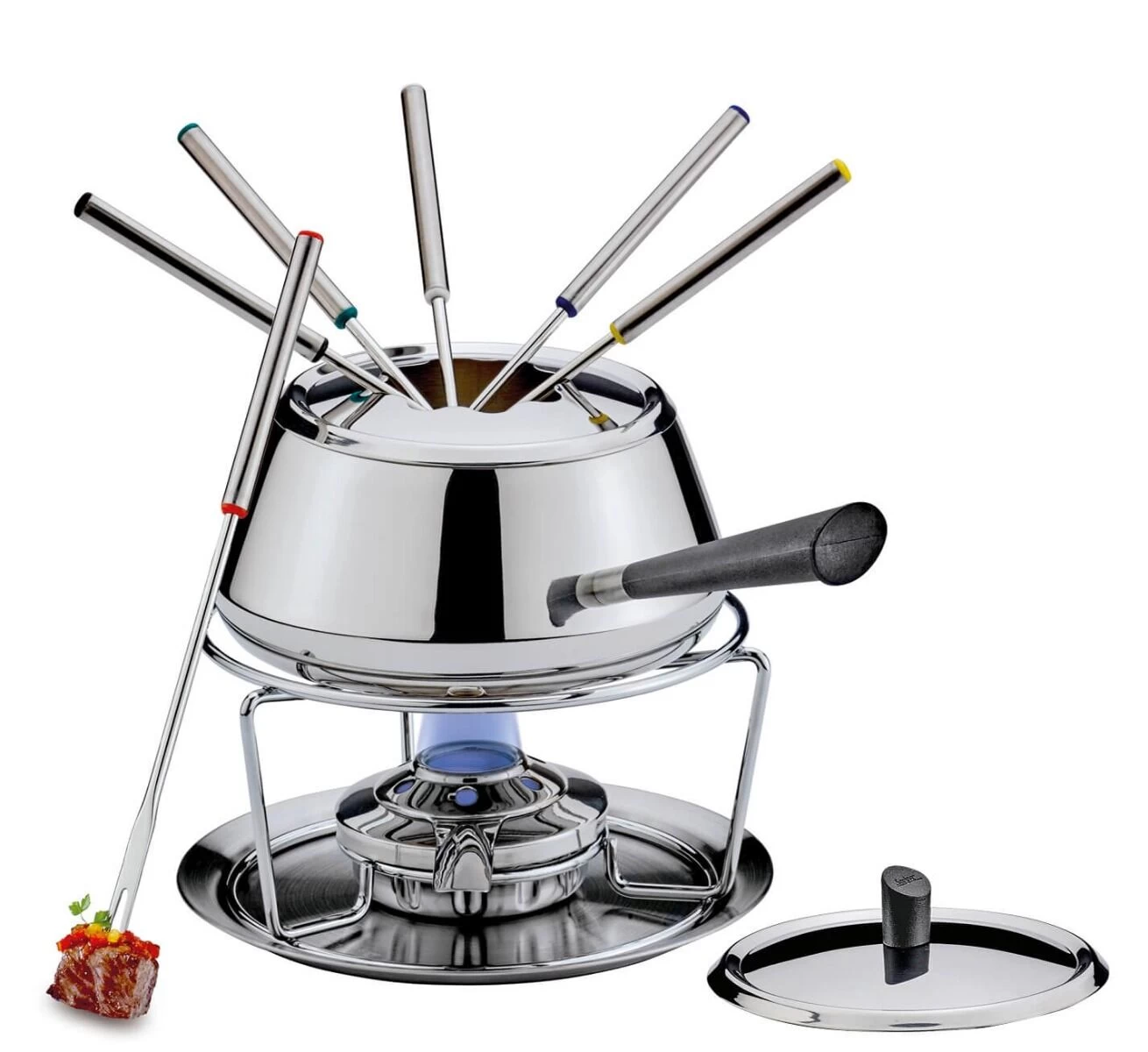 Spring Classic Eco Fondueset ø 18 Cm Rvs 1 Spring Classic Eco Fondueset ø 18 Cm Rvs