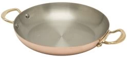 Mauviel M'150B Serveer- En Paellapan ø 26 Cm Koper Bronzen Greep