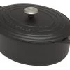 Le Creuset Signature Braadpan Ovaal 8,9 Liter ø 35 Cm Gietijzer Mat Zwart