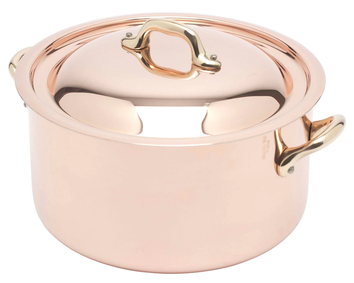 Mauviel M'150B Kookpan ø 20 Cm Koper Bronzen Handgreep 1 Mauviel M'150B Kookpan ø 20 Cm Koper Bronzen Handgreep