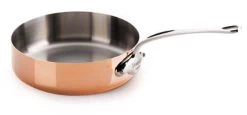 Mauviel M'150S Sauteerpan ø 24 Cm Koper Met Rvs Greep