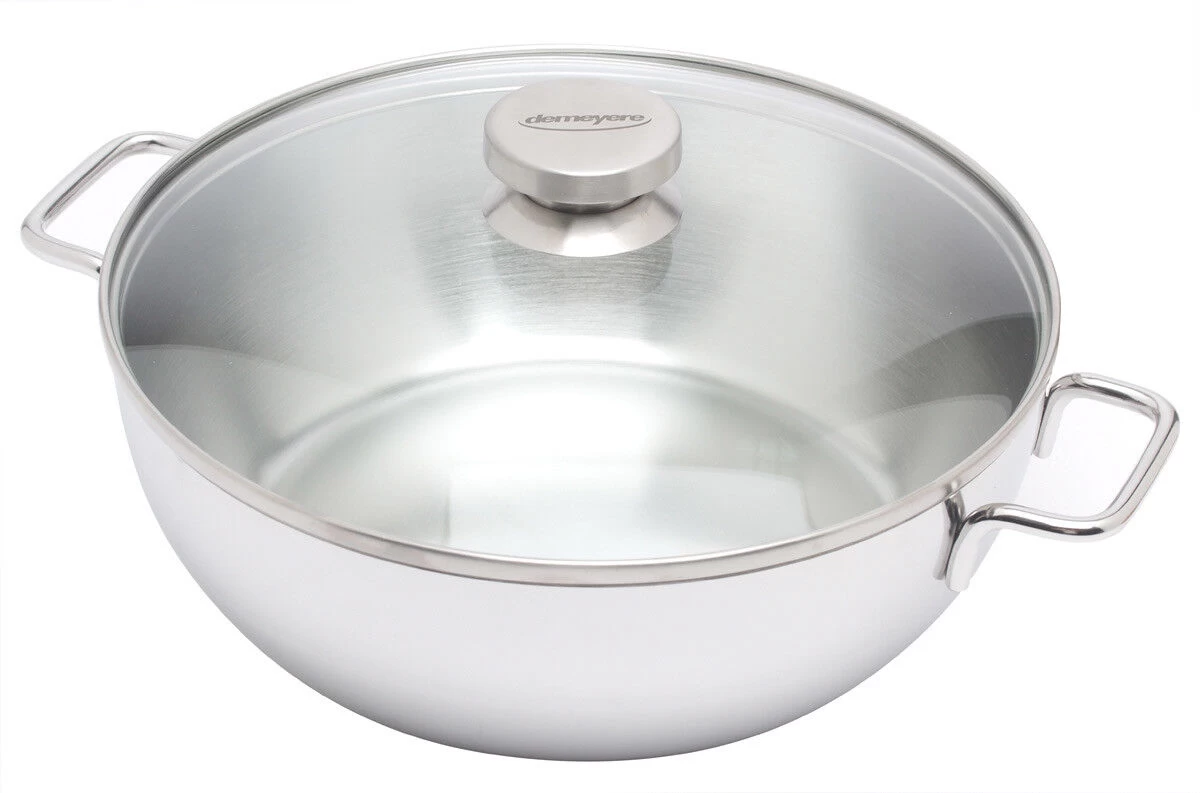 Demeyere Apollo Braadpan Met Glasdeksel ø 28 Cm Rvs Mat 1 Demeyere Apollo Braadpan Met Glasdeksel ø 28 Cm Rvs Mat