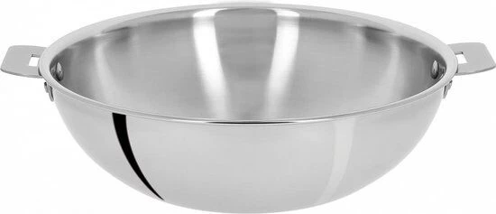 Cristel Casteline Removable Wok ø 28 Cm Rvs 1 Cristel Casteline Removable Wok ø 28 Cm Rvs