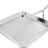 Demeyere Specialties 5 Grillpan 28 X 28 Cm Rvs + Gratis Tang T.w.v. €14,95
