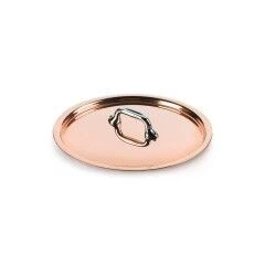 Mauviel M'150S Deksel ø 24 Cm Koper Met Rvs Greep