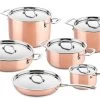 DUCQ Pannenset Voor Inductie Koper 6-delig