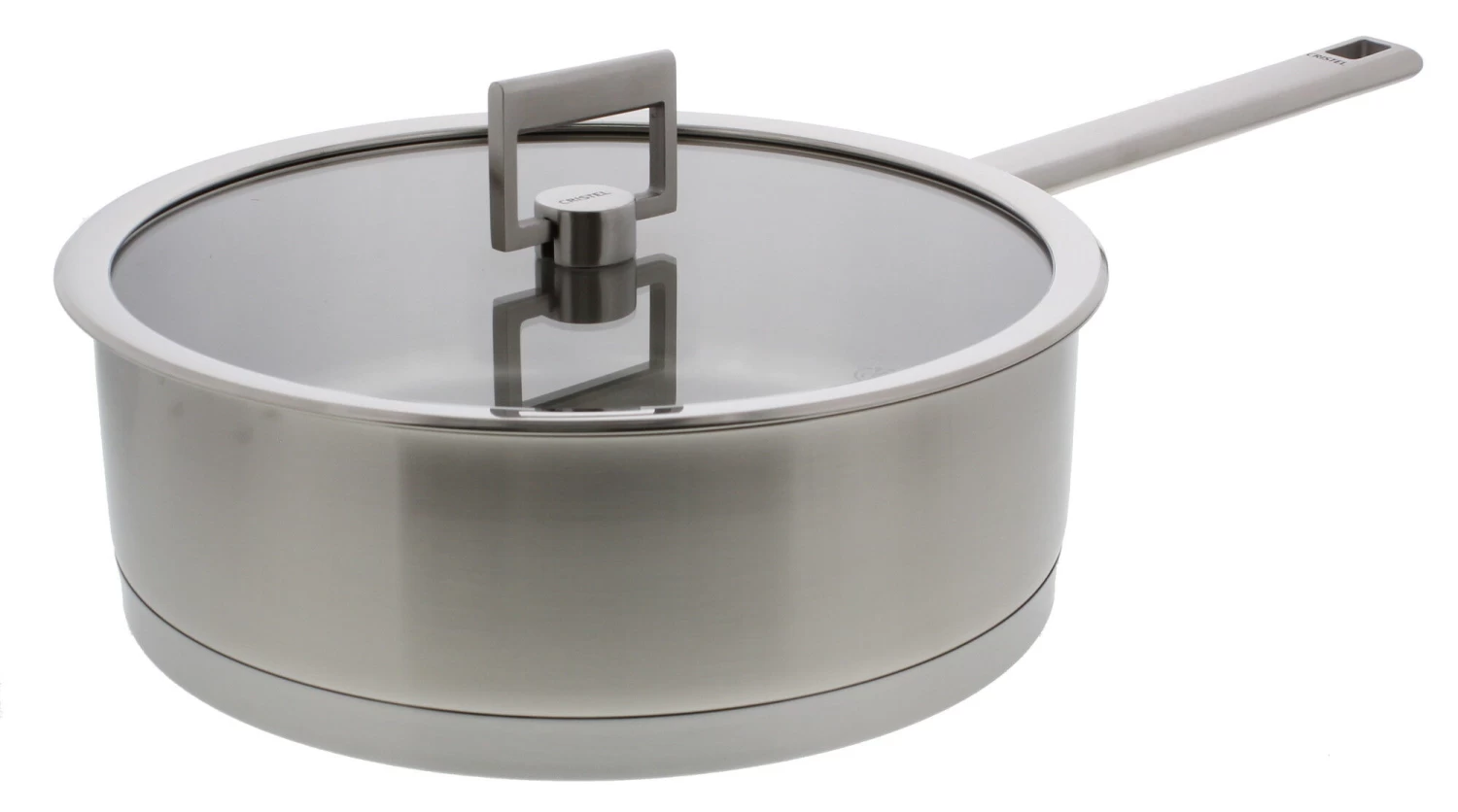 Cristel Strate Sauteerpan Met Glasdeksel ø 26 Cm Rvs 1 Cristel Strate Sauteerpan Met Glasdeksel ø 26 Cm Rvs