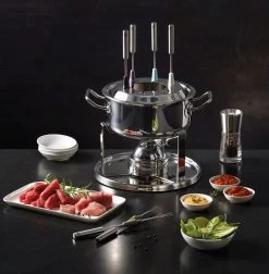 Rösle Multiply Fondueset ø 20 Cm 6-persoons Rvs -Keuken Pot Winkel 91414 05