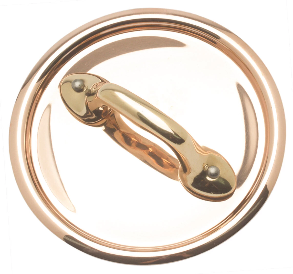 Mauviel M'Minis Deksel Rond ø 9 Cm Koper Bronzen Greep 1 Mauviel M'Minis Deksel Rond ø 9 Cm Koper Bronzen Greep