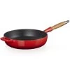 Le Creuset Sauteerpan Rond Met Open Greep ø 28 Cm Gietijzer Kersrood