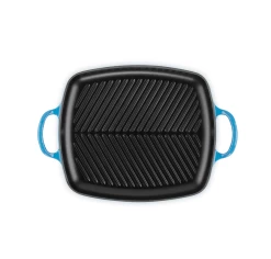 Le Creuset Rechthoekige Grill 30 Cm Gietijzer Azure -Keuken Pot Winkel azu3