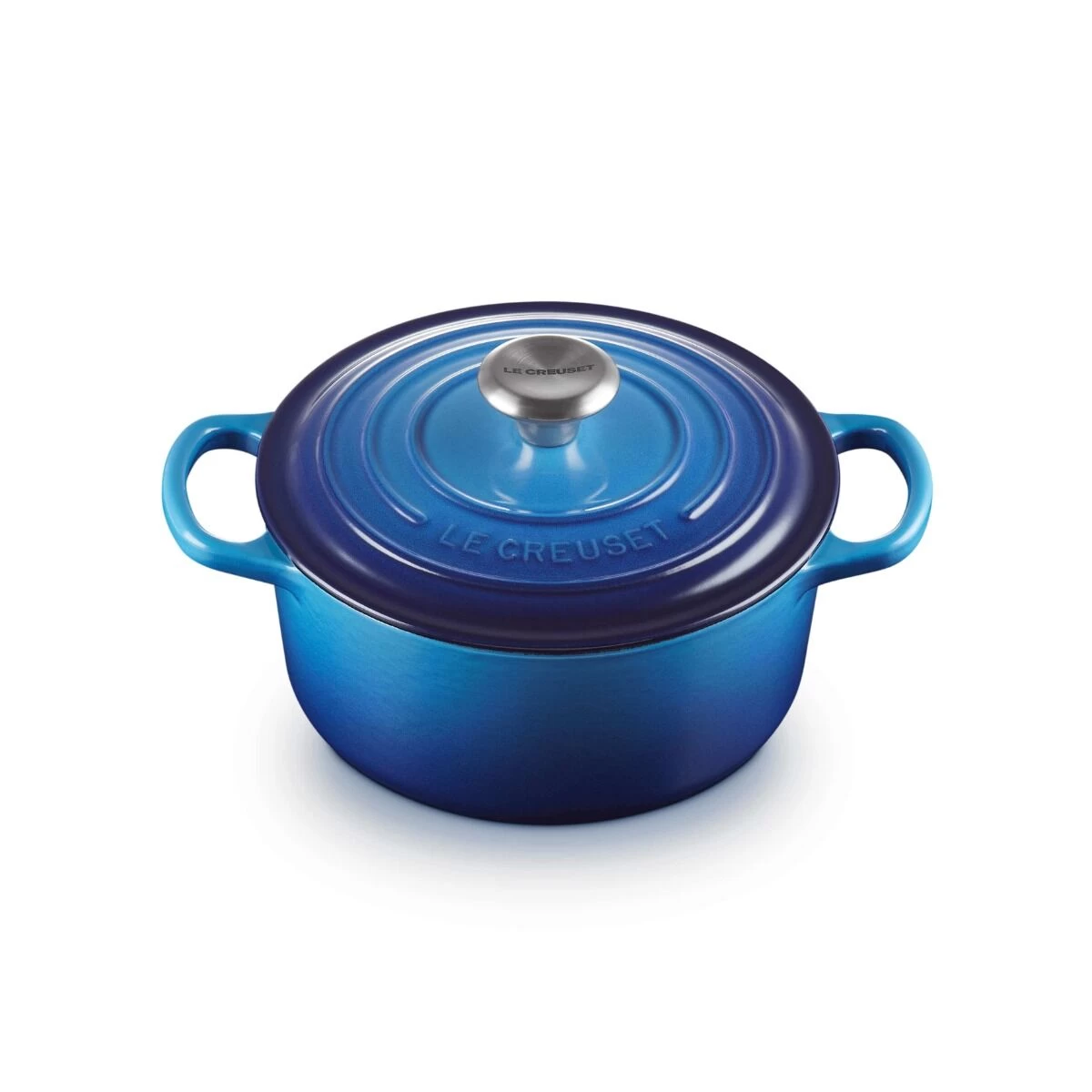 Le Creuset Signature Braadpan 4,2 Liter ø 24 Cm Gietijzer Azure 1 Le Creuset Signature Braadpan 4,2 Liter ø 24 Cm Gietijzer Azure