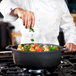 Chasseur Braadpan Ovaal 5 Liter ø 29 Cm Gietijzer Mat Zwart -Keuken Pot Winkel braeter life neu05