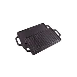 Victoria Dubbelzijdige Grillplaat 33 X 21 Cm Geëmailleerd Gietijzer