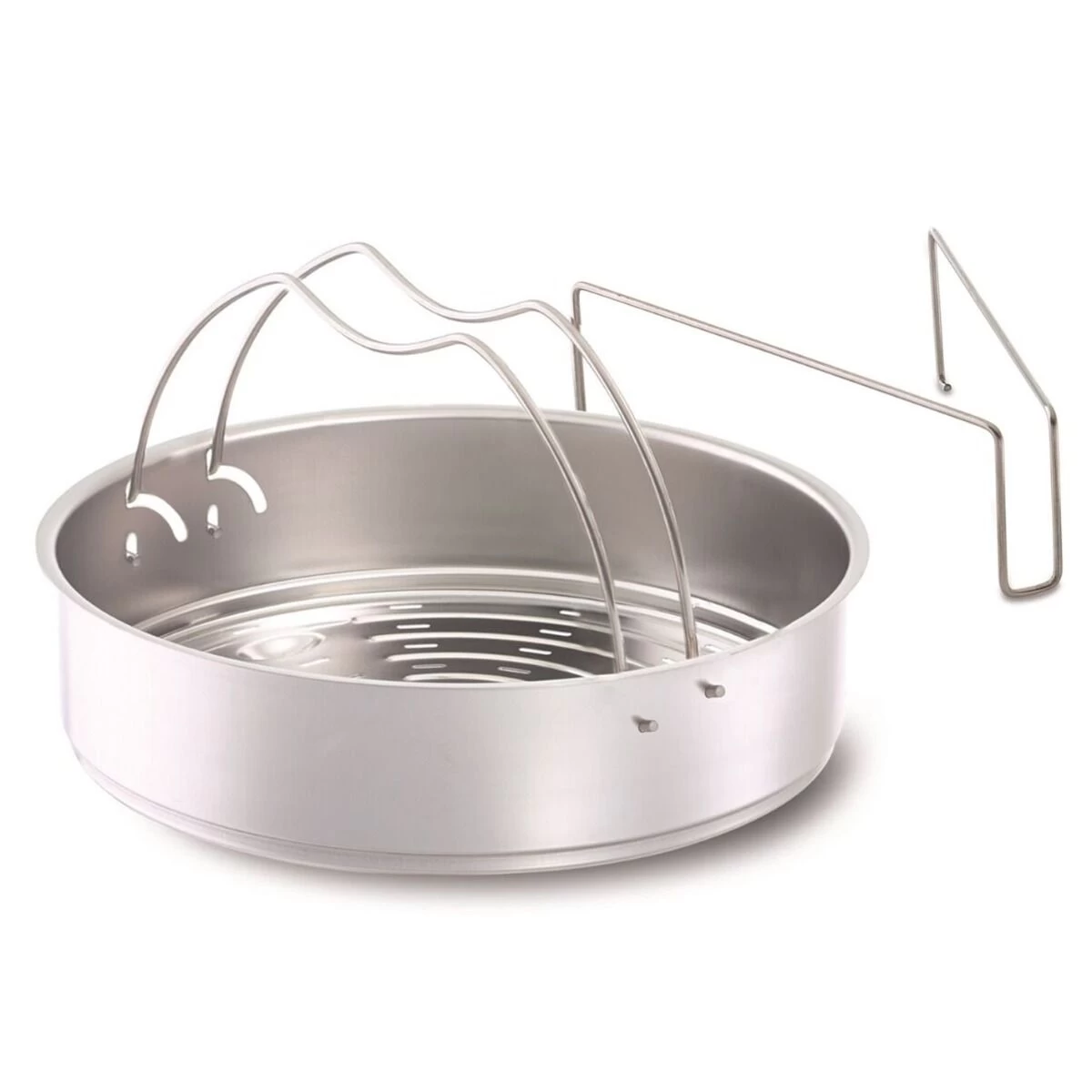 Fissler Vitavit / Vitaquick Geperforeerde Inzet Met Driepoot 26 Cm Roestvrij Staal 1 Fissler Vitavit / Vitaquick Geperforeerde Inzet Met Driepoot 26 Cm Roestvrij Staal
