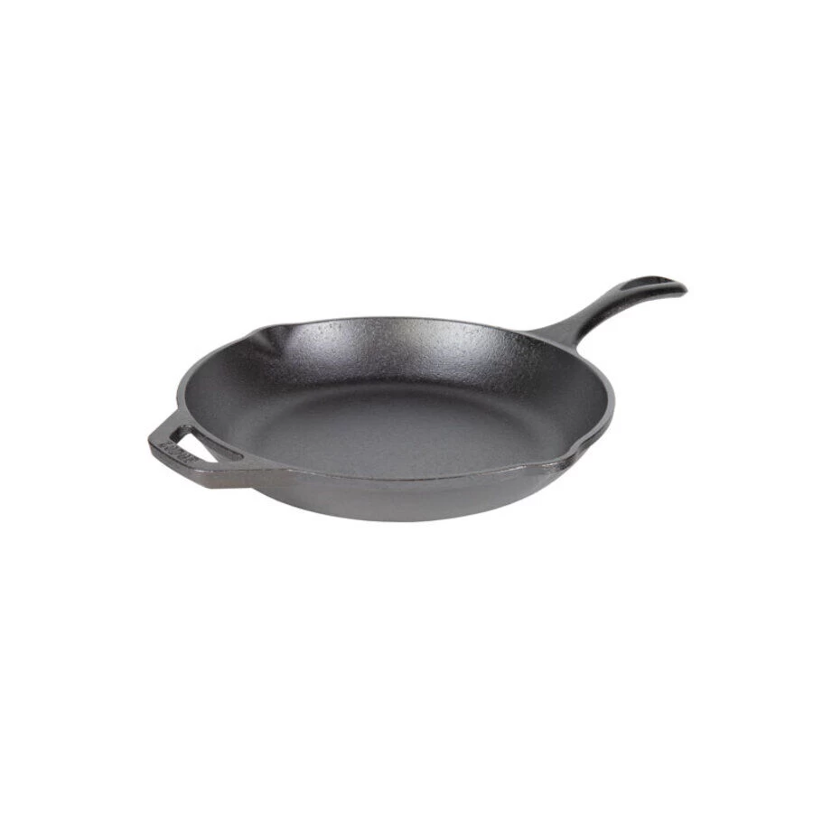 Lodge Skillet Met 2 Schenktuiten ø 25,5 Cm Gietijzer Zwart 1 Lodge Skillet Met 2 Schenktuiten ø 25,5 Cm Gietijzer Zwart