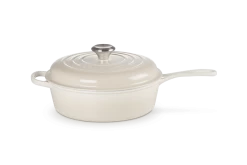 Le Creuset Signature Cassadou Braadpan ø 26 Cm Gietijzer Meringue