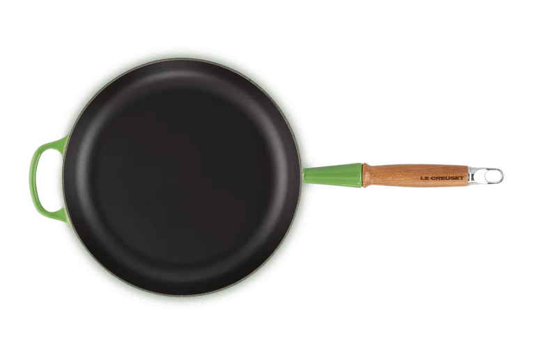 Le Creuset Koekenpan Rond Met Open Greep ø 28 Cm Gietijzer Bamboo 4 Le Creuset Koekenpan Rond Met Open Greep ø 28 Cm Gietijzer Bamboo - Afbeelding 4
