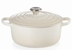 Le Creuset Signature Braadpan 2,4 Liter 20 Cm Gietijzer Meringue