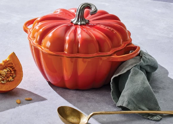 Le Creuset Pompoen Braadpan ø 24 Cm Gietijzer Vulcanique 4 Le Creuset Pompoen Braadpan ø 24 Cm Gietijzer Vulcanique - Afbeelding 4