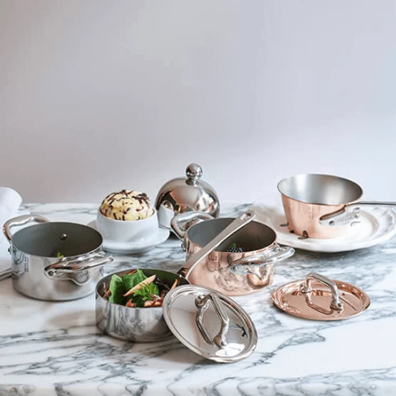 Mauviel M'minis Sauteerpan ø 7 Cm Koper Bronzen Handgreep 2 Mauviel M'minis Sauteerpan ø 7 Cm Koper Bronzen Handgreep - Afbeelding 2