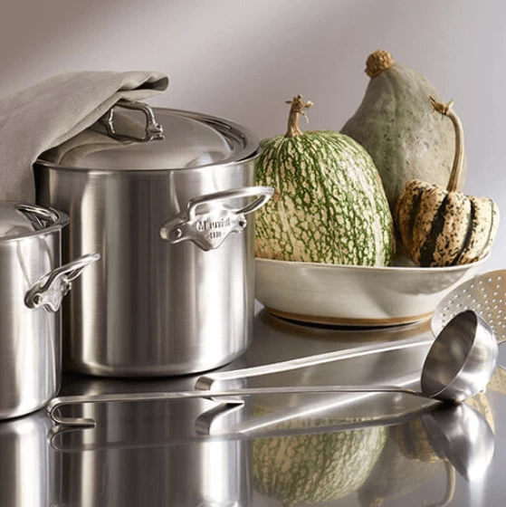 Mauviel M'Urban3 Kookpan Met Rvs Deksel ø 24 Cm Rvs 2 Mauviel M'Urban3 Kookpan Met Rvs Deksel ø 24 Cm Rvs - Afbeelding 2