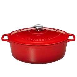 Chasseur Braadpan Ovaal 5 Liter ø 29 Cm Gietijzer Rood