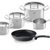 Fissler Original Profi Pannenset Met Rvs Deksels En Levital Koekenpan 5-delig