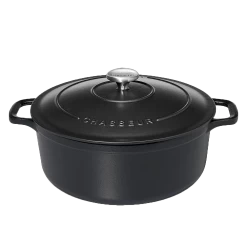 Chasseur Braadpan 4 Liter ø 24 Cm Gietijzer Mat Zwart