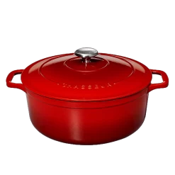 Chasseur Braadpan 8,8 Liter ø 32 Cm Gietijzer Rood