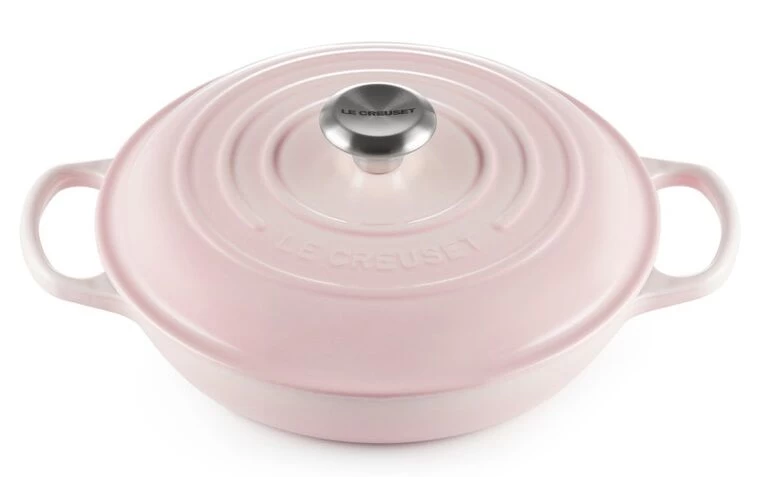 Le Creuset Multifunctionele Braadpan 2 Liter ø 26 Cm Gietijzer Shell Pink 3 Le Creuset Multifunctionele Braadpan 2 Liter ø 26 Cm Gietijzer Shell Pink - Afbeelding 3