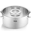 Fissler Original Profi Kookpan Laag Met Glasdeksel ø 20 Cm Rvs