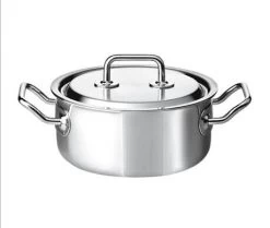 Spring Brigade Premium Braadpan Met Rvs Deksel ø 22 Cm Rvs