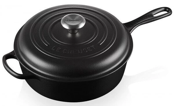 Le Creuset Signature Cassadou Braadpan ø 26 Cm Gietijzer Mat Zwart 1 Le Creuset Signature Cassadou Braadpan ø 26 Cm Gietijzer Mat Zwart